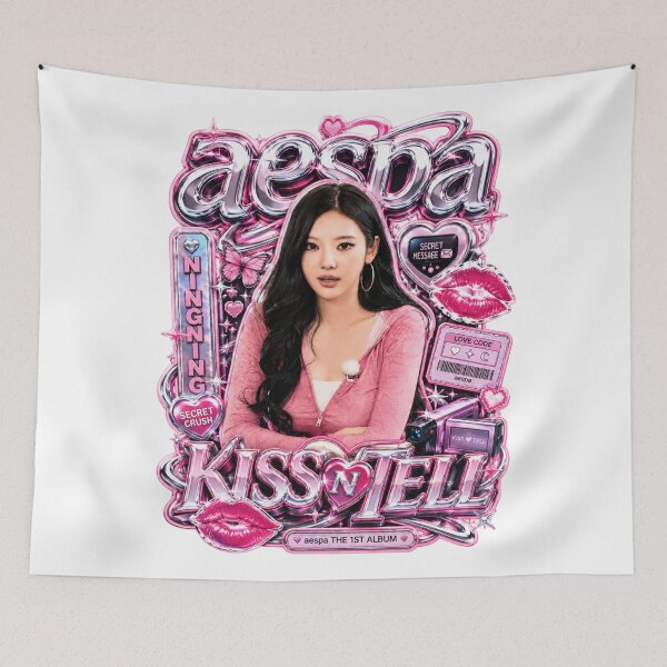 Item preview, Ningning aespa Golden Ratio Kiss n Tell Fandom Graphic | Merch Collection designed and sold by Valereekmerch.