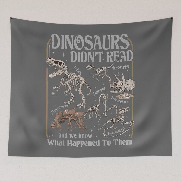 Item preview, Dinosaurs Did Not Read and We Know What Happened designed and sold by KristineLi.
