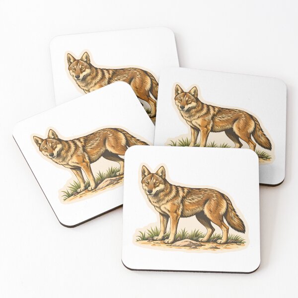 Item preview, Coyote Watercolor designed and sold by ChemicalXShop.