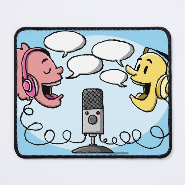 Item preview, Cute Podcast Friends Cartoon designed and sold by bharath kumar.