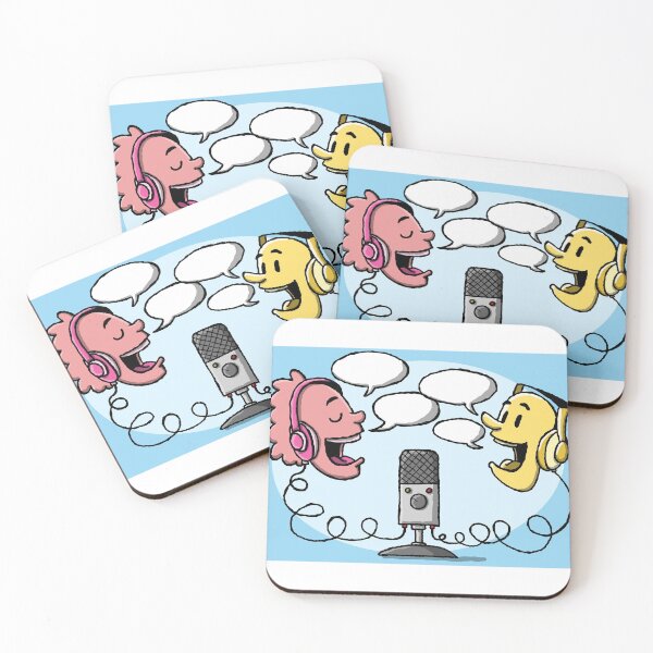 Item preview, Cute Podcast Friends Cartoon designed and sold by bharath kumar.