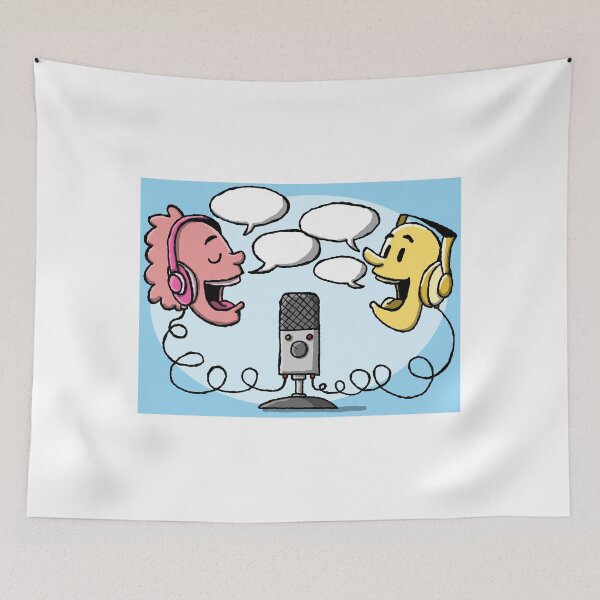 Aperçu de l'œuvre Amis mignons du podcast dessin animé créée et vendue par bharath kumar.