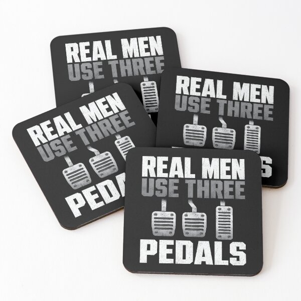 Item preview, Real Men Use Three Pedals designed and sold by KarimSoCute.