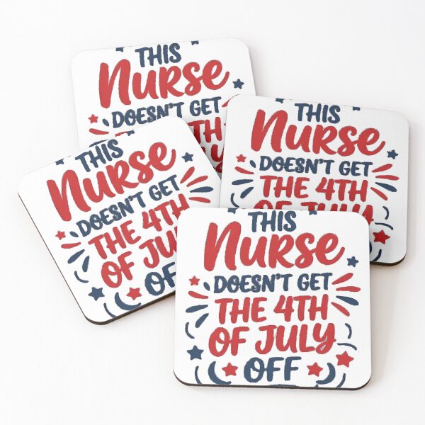 Item preview, This Nurse Doesn't Get The 4th of July Off Funny Nurse Independence Day Patriotic designed and sold by Zizo-DR44.