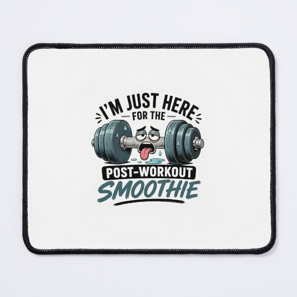 Item preview, I'm Just Here For The Smoothie Funny Single Sticker - Sarcastic Gym Fitness Workout Decal designed and sold by SlapHappyArt.