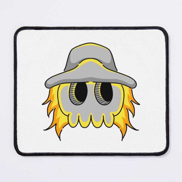 Item preview, Cowboy Skull Funny Cartoon Skeleton Fire Hair designed and sold by Aulianarrt.