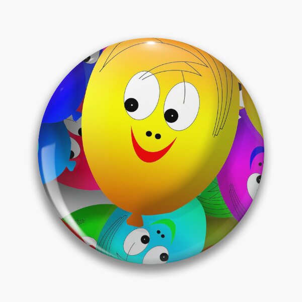 Item preview, Colorful Smiley Balloon Pattern designed and sold by bharath kumar.