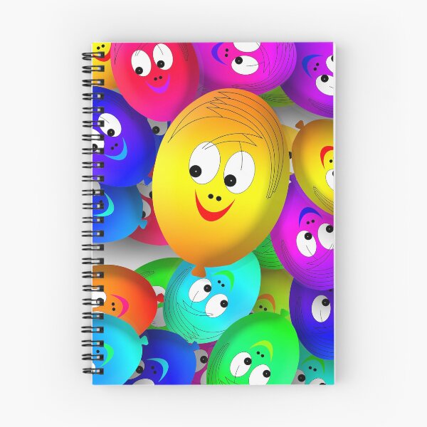 Item preview, Colorful Smiley Balloon Pattern designed and sold by bharath kumar.