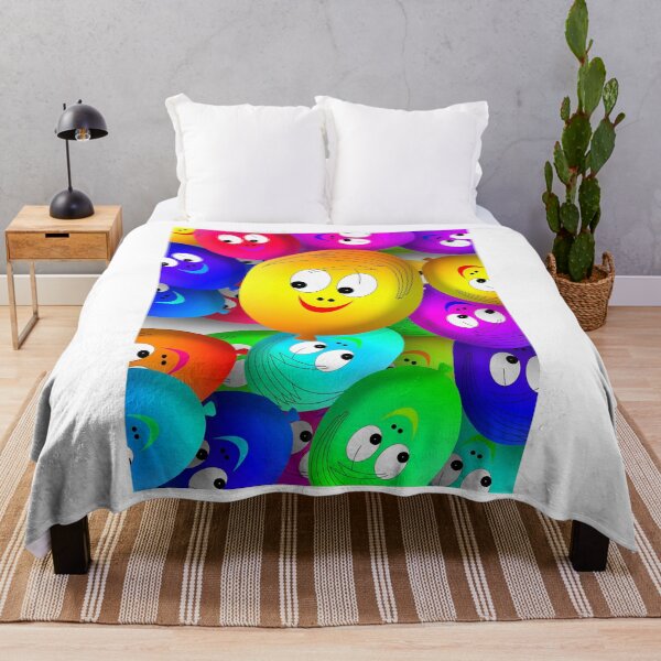 Item preview, Colorful Smiley Balloon Pattern designed and sold by bharath kumar.