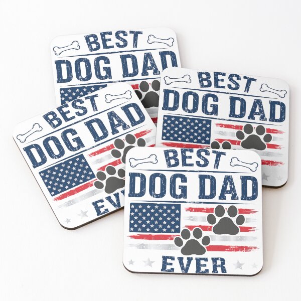 Item preview, Best Dog Dad Ever Patriotic Paw designed and sold by GiaoCalonas.