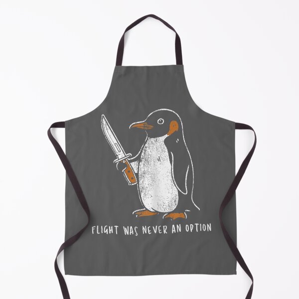 Item preview, Flight was Never an Option Funny Penguin with Knife designed and sold by KristineLi.