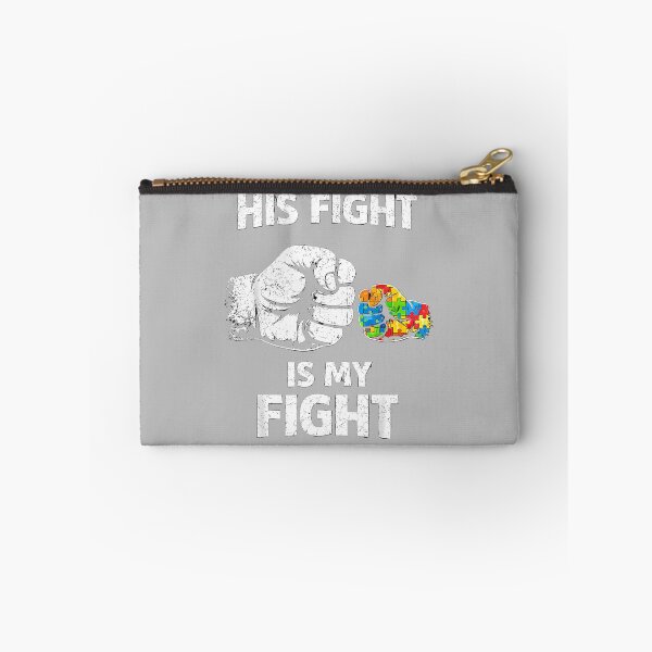 Item preview, His Fight is Truly My Fight Autism Dad Support Awareness designed and sold by ArleneRowe.