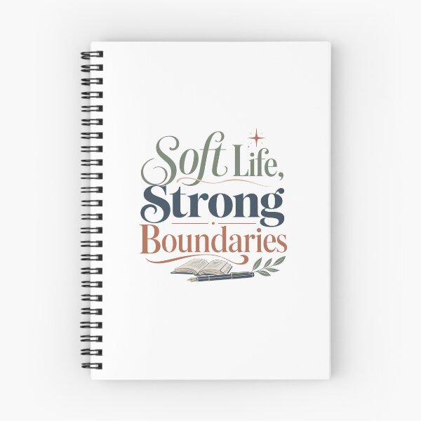 Item preview, Soft Life Strong Boundaries - Self Care Quote designed and sold by GoverArt.