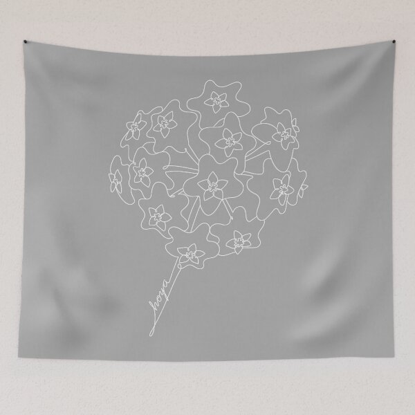 Item preview, Hoya Carnosa Flower Cluster Monoline Botanical Plant Design Premium Tri-Blend designed and sold by KathieFaugh.