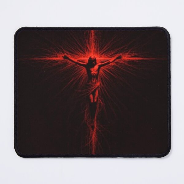 Item preview, Jesus Is the Light | Christian Gothic Art | Red Cross Illustration designed and sold by Jesus-istheway.