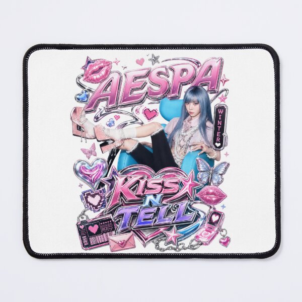 Item preview, Kim Minjeong aespa Kiss n Tell Angel Art | Merch Collection designed and sold by Valereekmerch.