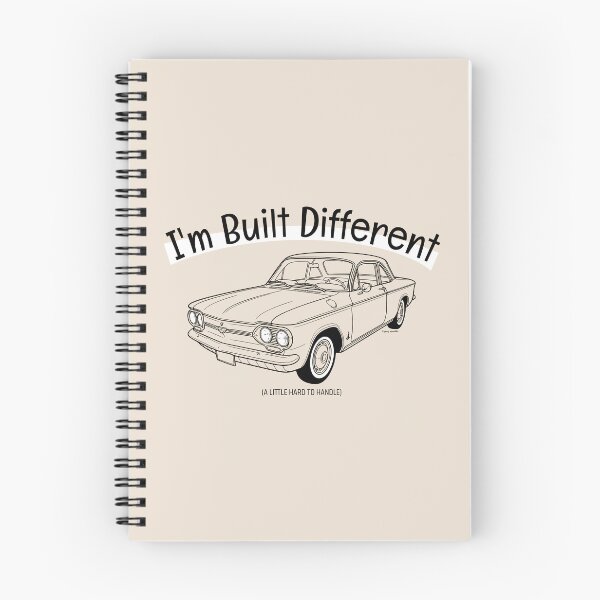 Item preview, I’m Built Different – Corvair “Hard to Handle” Line Art designed and sold by Automotive Art by Greg.