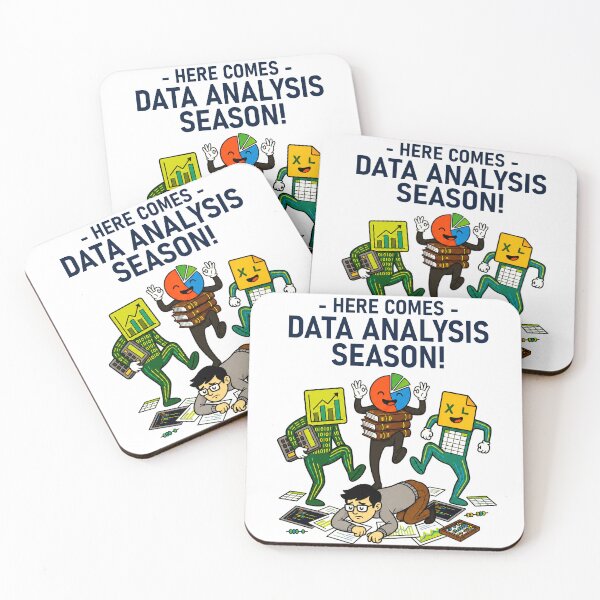 Item preview, Here Comes Data Analysis Season! Funny Data Analyst & Accountant. designed and sold by spreadsheetcafe.