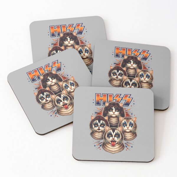 Item preview, Hiss Cats Kittens Rocking for Cat Lover Mom Dad Funny Music designed and sold by ArleneRowe.