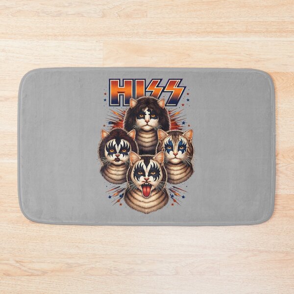Item preview, Hiss Cats Kittens Rocking for Cat Lover Mom Dad Funny Music designed and sold by ArleneRowe.