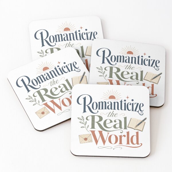 Item preview, Romanticize the Real World - Offline Living Quote designed and sold by GoverArt.