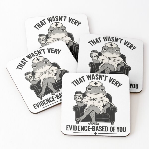 Item preview, That Wasn't Very Evidence Based of You Funny Nurse Frog Medical Humor Gift designed and sold by Zizo-DR44.