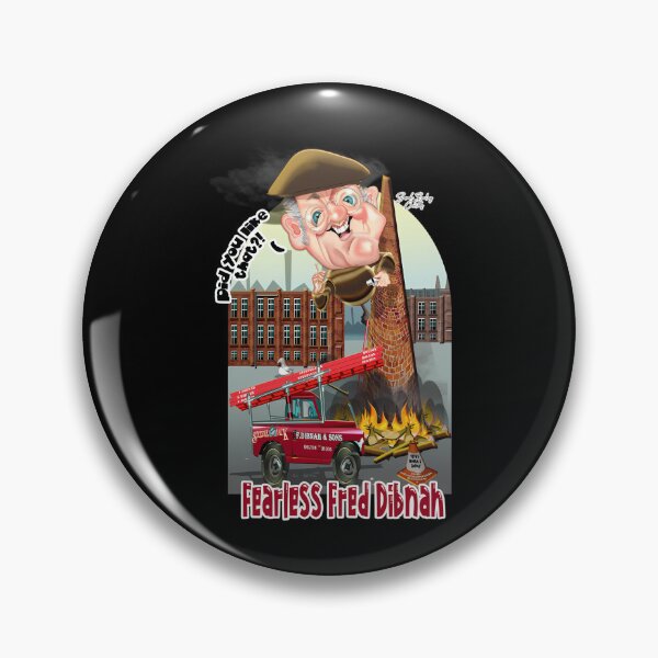 Item preview, Fearless Fred Dibnah Steeplejack Cartoon designed and sold by tawap.