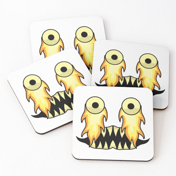 Item preview, Monster Eyes Sharp Teeth Flaming Eyeballs Graphic Art designed and sold by Aulianarrt.