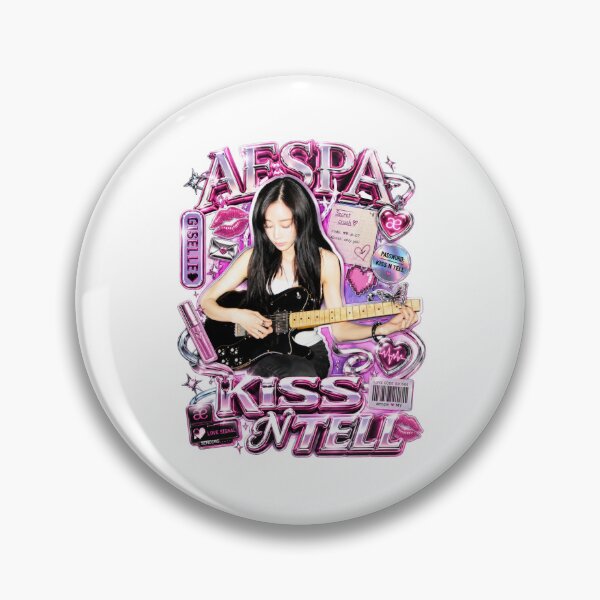 Item preview, Giselle aespa Kiss n Tell Cyber | Merch Collection designed and sold by Valereekmerch.
