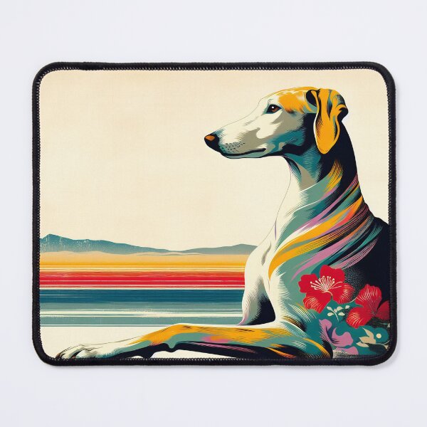 Item preview, GALOGO - Ukiyo-e Suibokuga Greyhounds - Vol. II - Ukiyo Motion Collection - Coastal Reverie designed and sold by GALOGO – Art for Sighthounds & Animal Welfare.