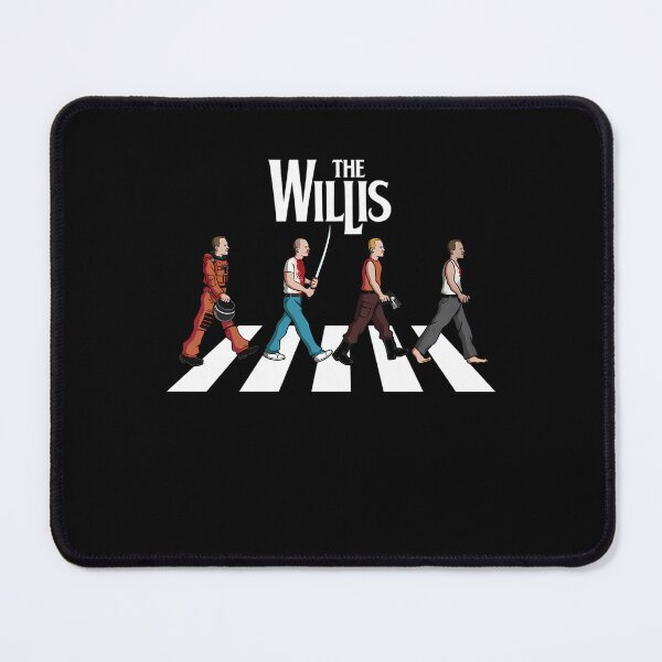 Item preview, Four Action Heroes Walking Zebra Crossing Parody designed and sold by SmileyMagic.