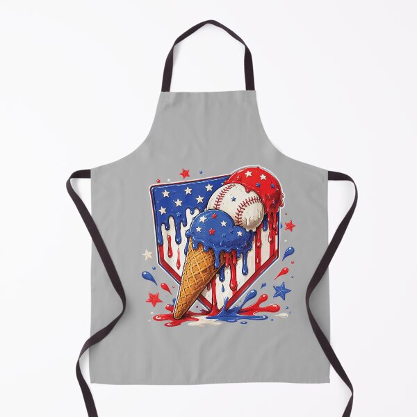 Item preview, Baseball Drip Ice Cream Patriot American Flag 4th of July designed and sold by mjohnson9.