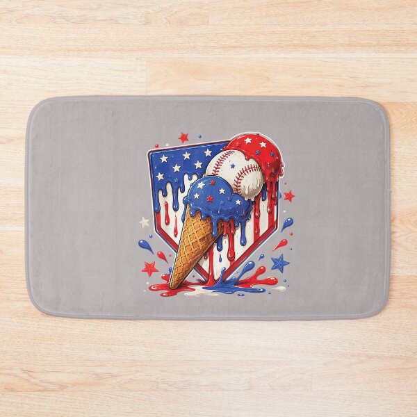 Item preview, Baseball Drip Ice Cream Patriot American Flag 4th of July designed and sold by mjohnson9.