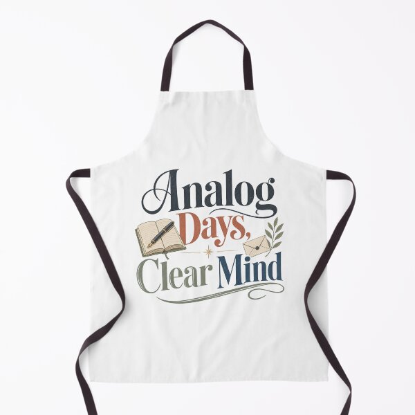 Item preview, Analog Days Clear Mind - Offline Living Quote designed and sold by GoverArt.