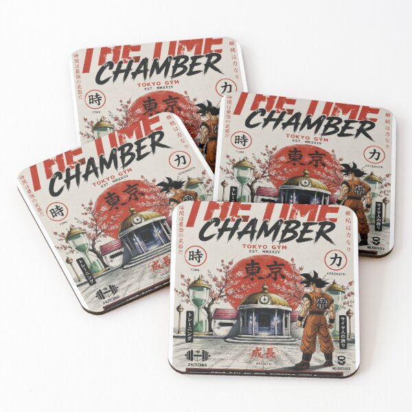 Item preview, The Time Chamber Vintage Anime Gym Retro Weightlifting Manga Cover designed and sold by Digistore1221.