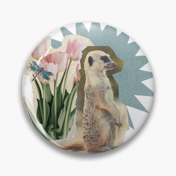 Item preview, Meerkat: Collage Zoo Animals designed and sold by elitaseasel.