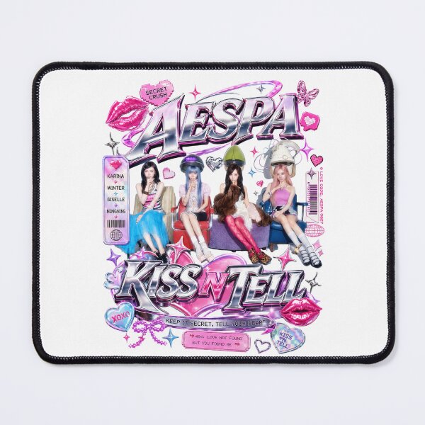 Item preview, aespa Kiss n Tell Kwangya Cyberpunk Metaverse Fan Art | Merch Collection designed and sold by Valereekmerch.