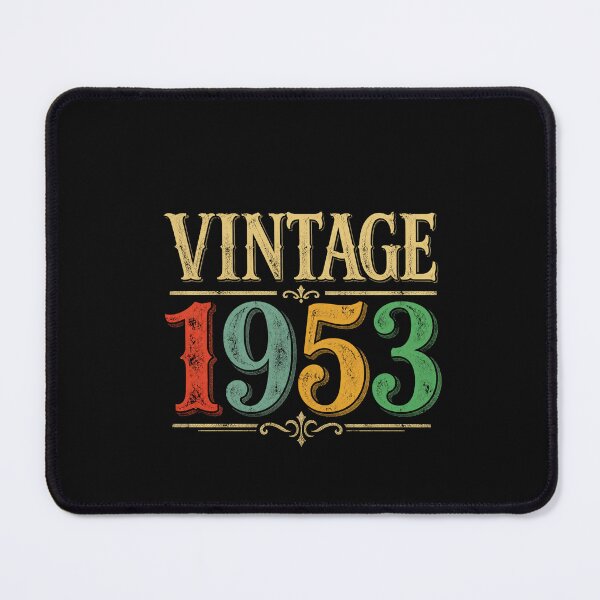 Item preview, Vintage 1953 Retro Birth Year Design for Classic Birthday Celebration designed and sold by msaloyach.