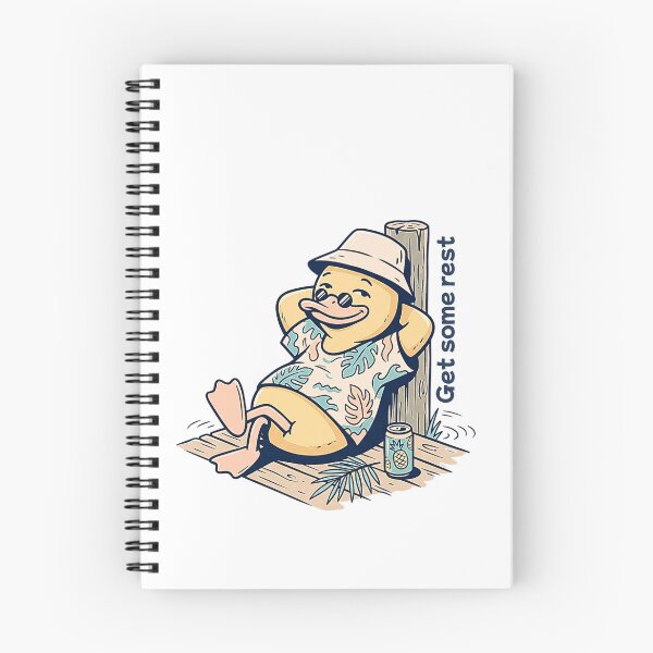 Item preview, Get Some Rest Chill Duck Funny Summer Vacation designed and sold by rich-moda.