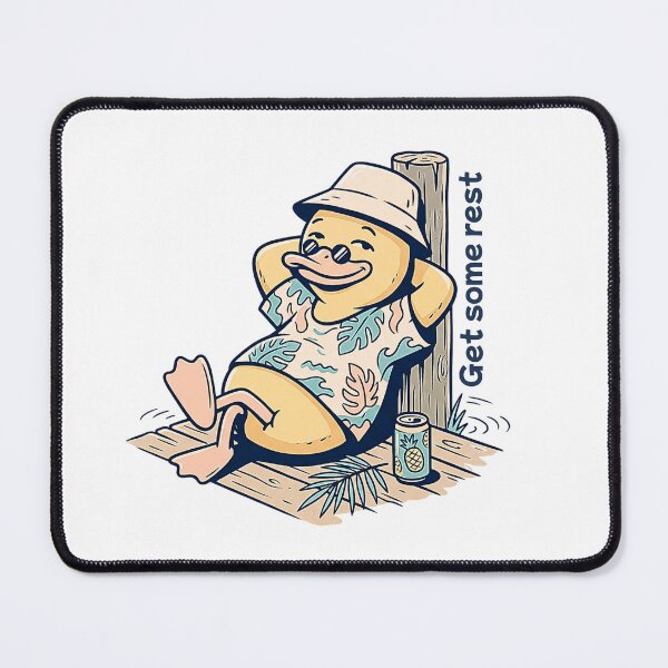 Item preview, Get Some Rest Chill Duck Funny Summer Vacation designed and sold by rich-moda.