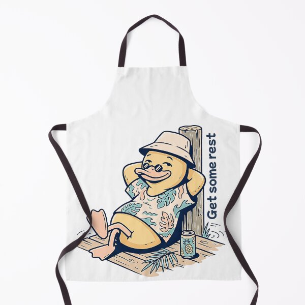 Item preview, Get Some Rest Chill Duck Funny Summer Vacation designed and sold by rich-moda.
