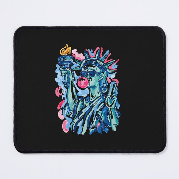 Item preview, Statue of Liberty Blowing Bubble Gum Patriotic 4th of July designed and sold by FrankIsabel.