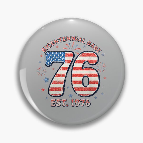 Item preview, Bicentennial Babe Est 1976 US Flag 4th of July 50th Birthday designed and sold by mjohnson9.
