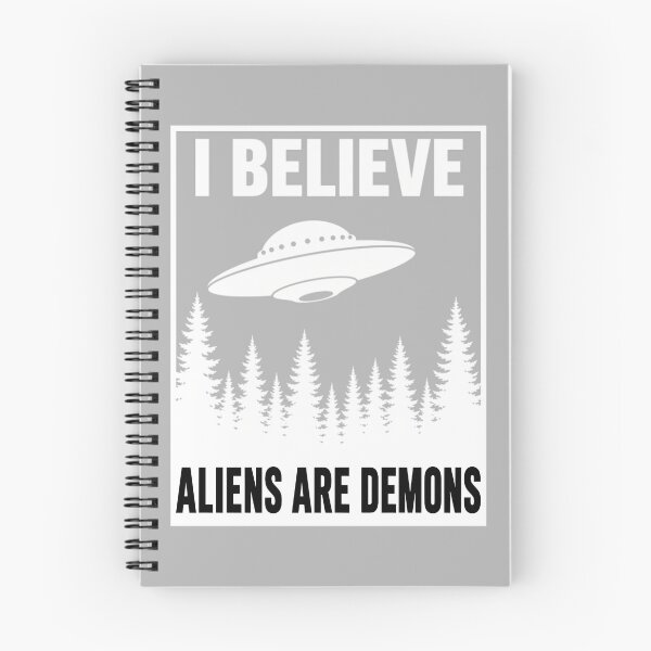 Item preview, I Believe Aliens Are Demons UFO Christian Bible Rapture Pullover Hoodie designed and sold by KathieFaugh.