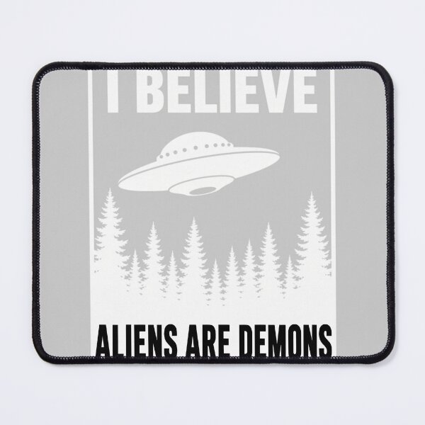 Item preview, I Believe Aliens Are Demons UFO Christian Bible Rapture Pullover Hoodie designed and sold by KathieFaugh.