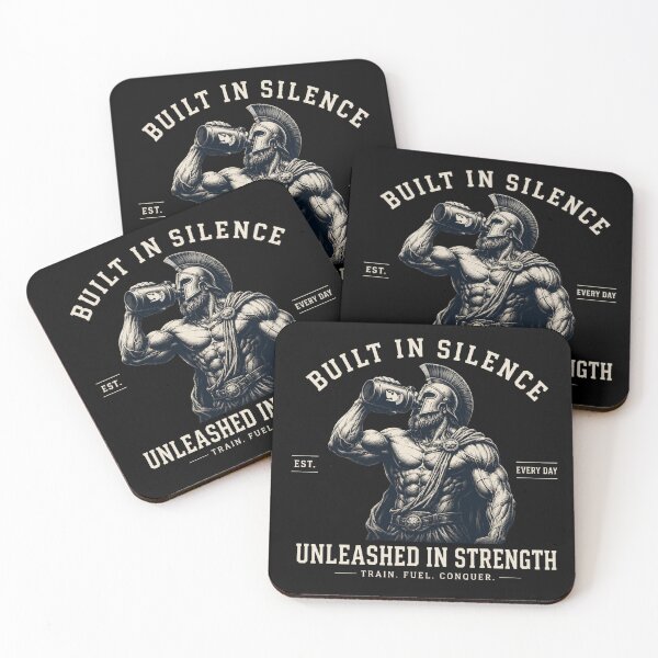 Item preview, Built In Silence Unleashed In Strength Spartan Vintage Gym Graphic designed and sold by Digistore1221.