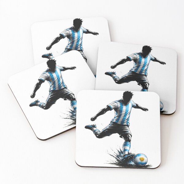 Item preview, Argentina Soccer Player Power Kick Graphic designed and sold by ssmg80.