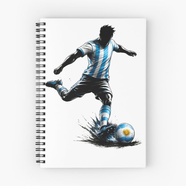 Item preview, Argentina Soccer Player Power Kick Graphic designed and sold by ssmg80.