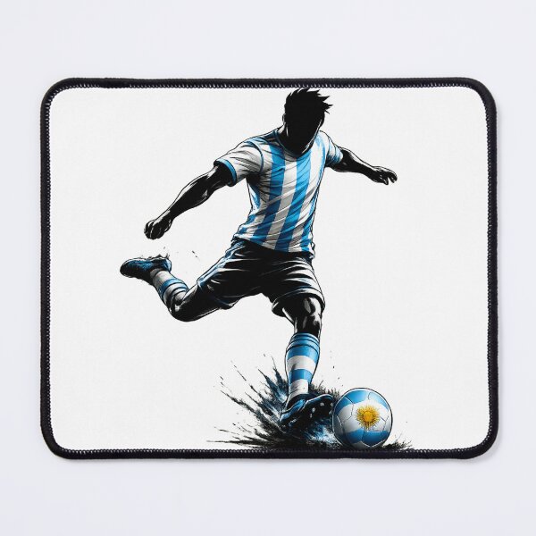 Item preview, Argentina Soccer Player Power Kick Graphic designed and sold by ssmg80.