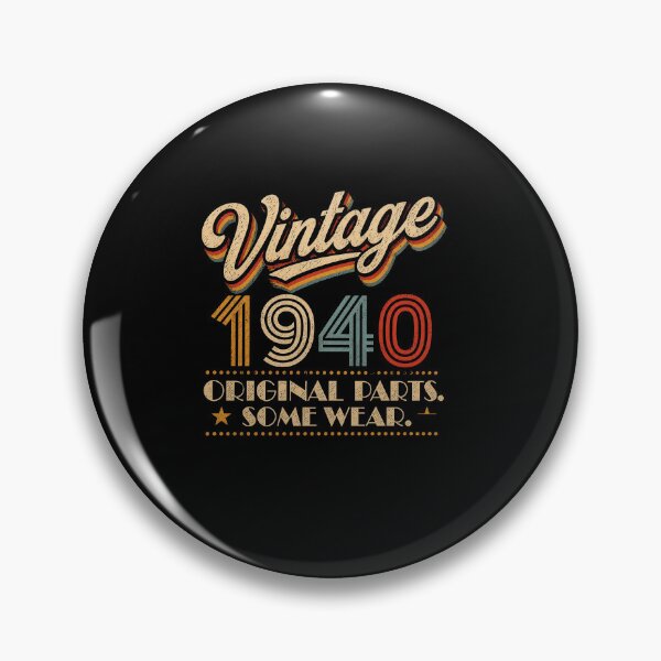 Item preview, Vintage 1940 Original Parts Some Wear Retro Birthday Gift Design designed and sold by msaloyach.